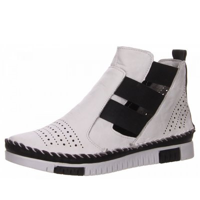 Gemini Stiefelette in weiß kombi.