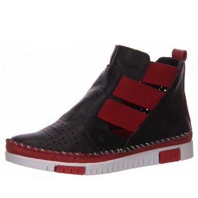 Gemini Stiefelette in schwarz kombi.