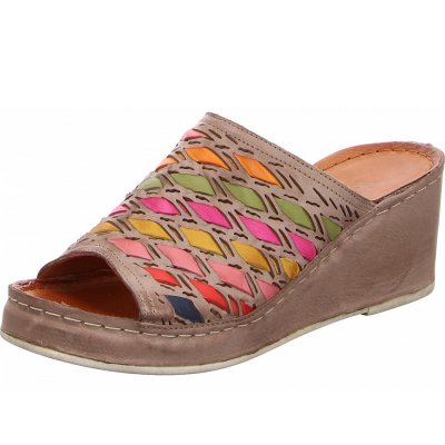 Gemini Pantolette in taupe Gemini Pantolette in taupe