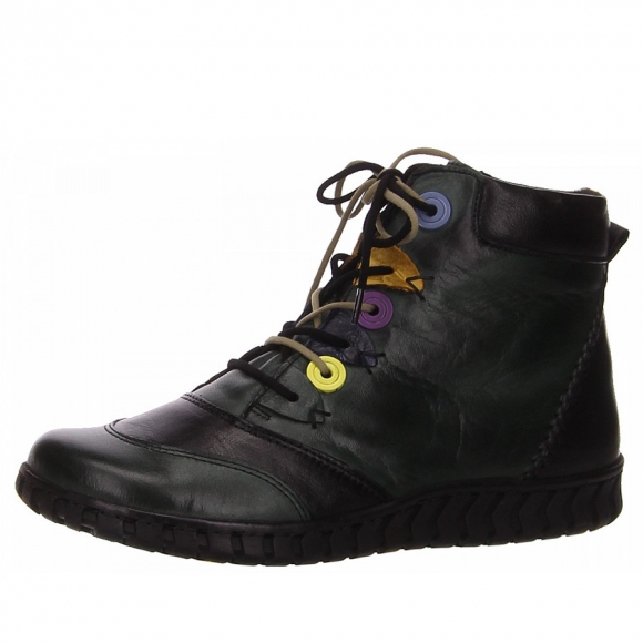 Gemini Stiefelette in grün kombi.