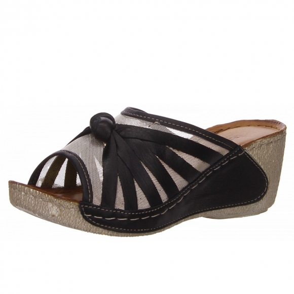 Gemini Pantolette in schwarz