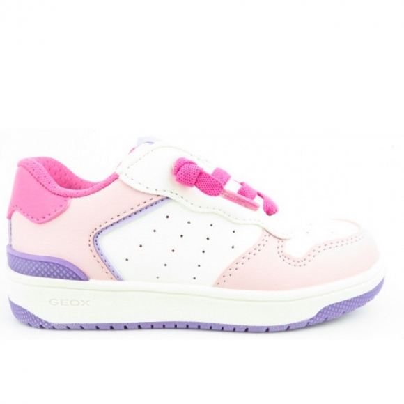 Geox J Washiba D Sneaker in weiss rose