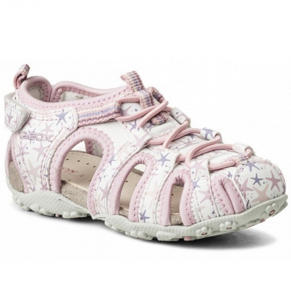 Geox J S.ROXANNE C Sandale in grau/flieder