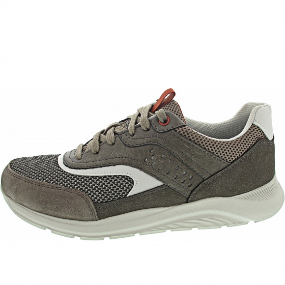 Geox Damiano sportlicher Schnürer in dove grey