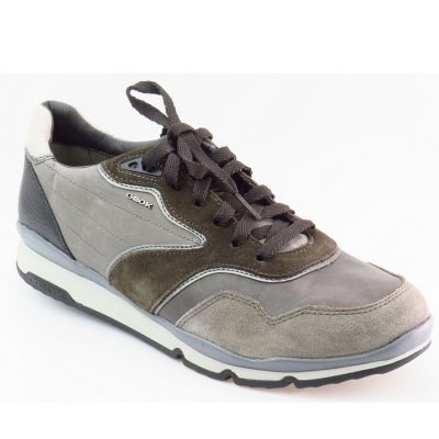 Geox H.Snikker grau Schnürer in grey/mud