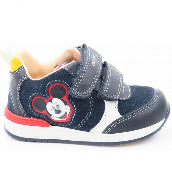 Geox B RISHON BOY navy white Lauflern in NAVY/WHITE