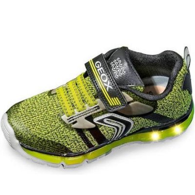 Geox J Android B lime/black Sneaker in lime/black