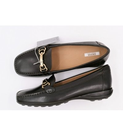 Geox Leder coffee Slipper in coffee Geox Leder coffee Slipper in coffee