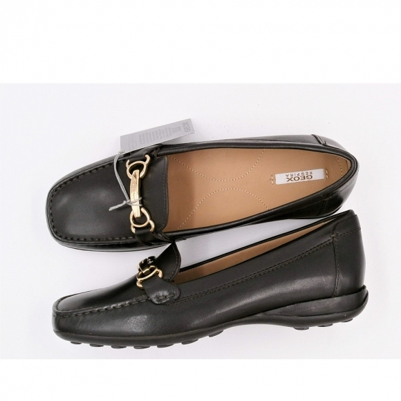 Geox Leder coffee Slipper in coffee
