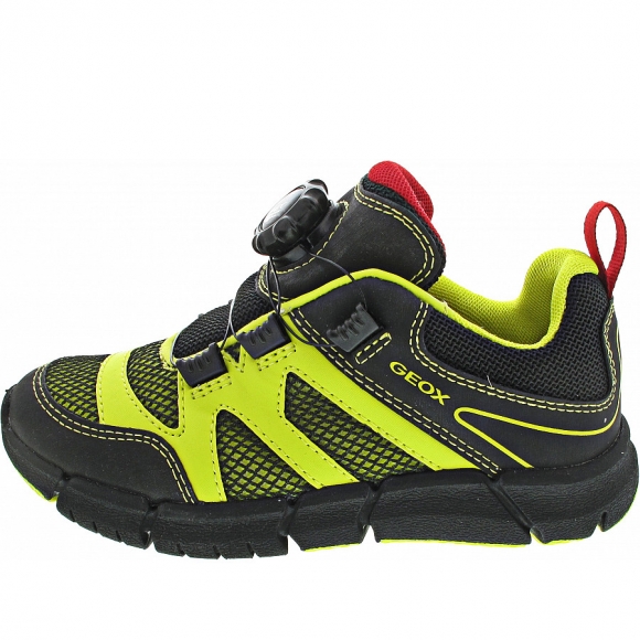 Geox Flexyper Boy Sneaker in lime-black