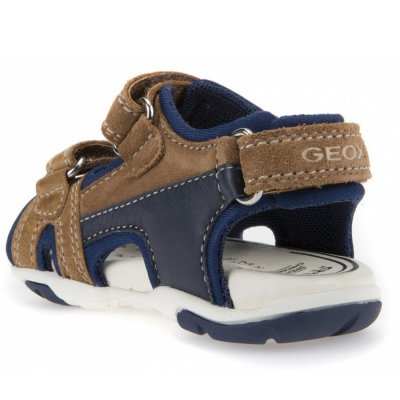 Geox B SAND.AGASIM B. A - WAX.LE SU Sandalen in CARAMEL/NAVY