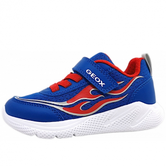 Geox Sprintstyle Bay Klettschuh in C0833 royal/red