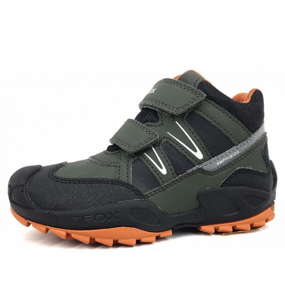 Geox Savage Stiefel in CA37L military/ dk orange