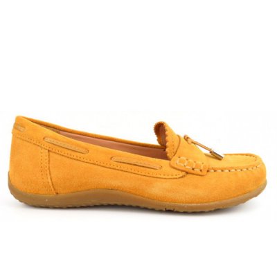 Geox D VEGA MOC A mustard Slipper in MUSTARD Geox D VEGA MOC A mustard Slipper in MUSTARD