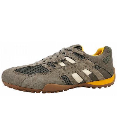 Geox U Snake A Schnürer in C1BH6 dove grey/taupe