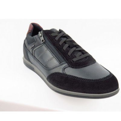 Geox U RENAN A Sneaker in BLACK Geox U RENAN A Sneaker in BLACK