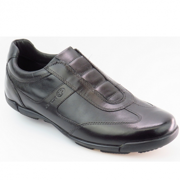 Geox Edgware B black Sneaker in schwarz