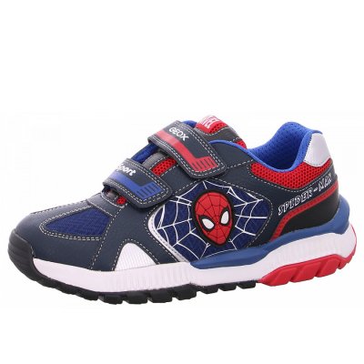 Geox J Tuono Boy Klettschuh in C0735 navy red Geox J Tuono Boy Klettschuh in C0735 navy red