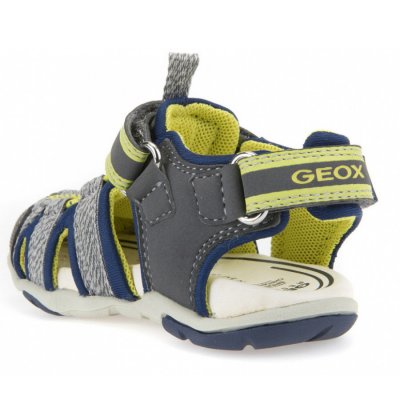 Geox B SAND.AGASIM B. C - DBK LYCR Sandalen in GREY/LIME Geox B SAND.AGASIM B. C - DBK LYCR Sandalen in GREY/LIME