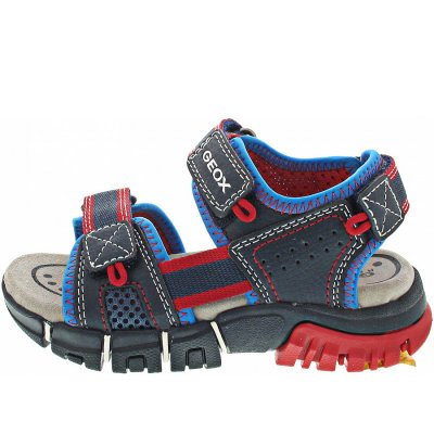 Geox Dynomix Boy Sandale in navy-red Geox Dynomix Boy Sandale in navy-red