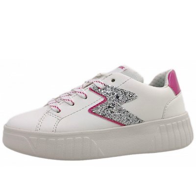 Geox Mikiroshi A Schnürer in C0563 white/fuchsia