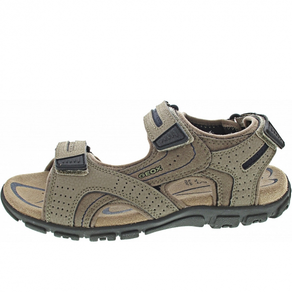 Geox Strada Sandale in sand-navy