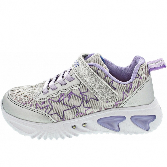 Geox Assister Girl Klettschuh in silver-lilac