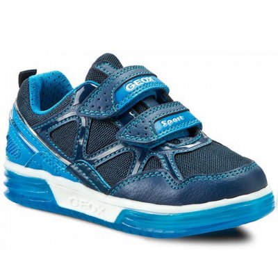 Geox J Argonat Boy Sneaker in navy/royal Geox J Argonat Boy Sneaker in navy/royal