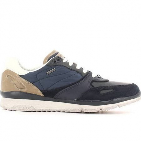 Geox U Sandro B ABX A - Suede Sneaker in Dunkelgrau