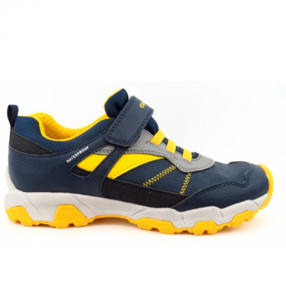 Geox Magnetar navy/yellow Sneaker in blau/gelb