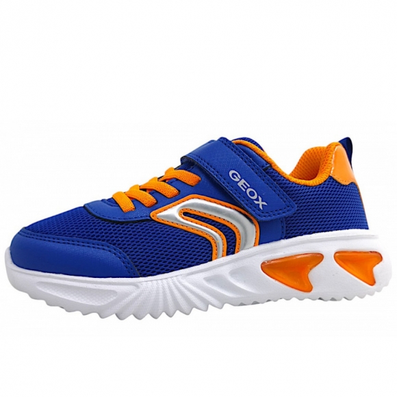 Geox Assister Klettschuh in royal/orange C0685