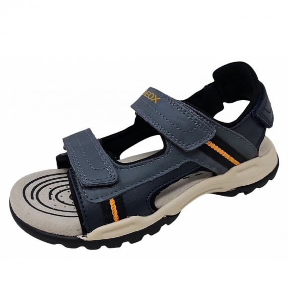 Geox Borealis Sandale in navy orange