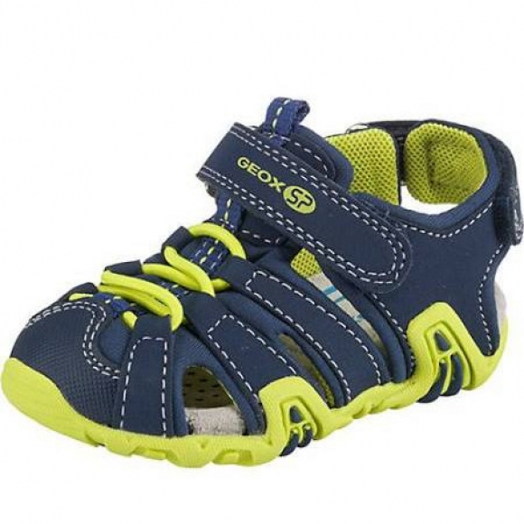 Geox Sandale navy/lime Sandale in navy/lime