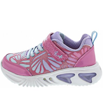 Geox Assister Girl Klettschuh in fuchsia-lilac