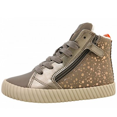 Geox J MIRROLESS GIRL Stiefel in C5005- DK Beige