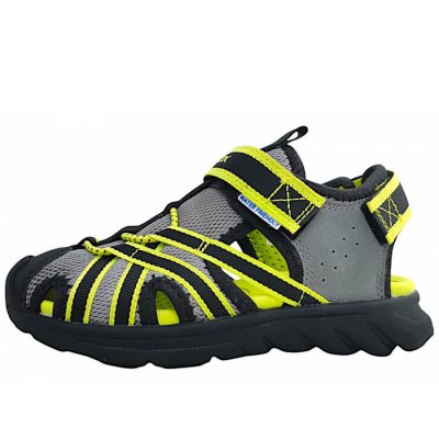 Geox Airadyum Minilette in grey/lime C0666