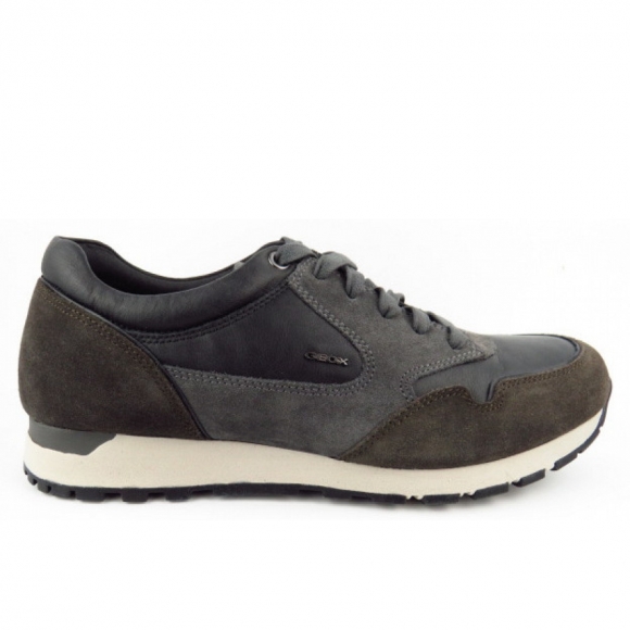 Geox U Emildon B Sneaker in black/dk. grey