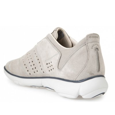 Geox U NEBULA A - SUEDE Sportliche Schnürer in ROCK Geox U NEBULA A - SUEDE Sportliche Schnürer in ROCK