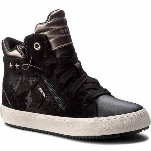 Geox J Kalispera G. D Stiefelette in schwarz/bronze