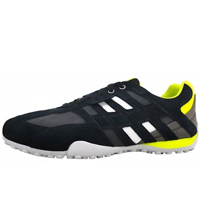Geox UOMO SNAKE Schnürer in C9151- Black/Fluo Yellow