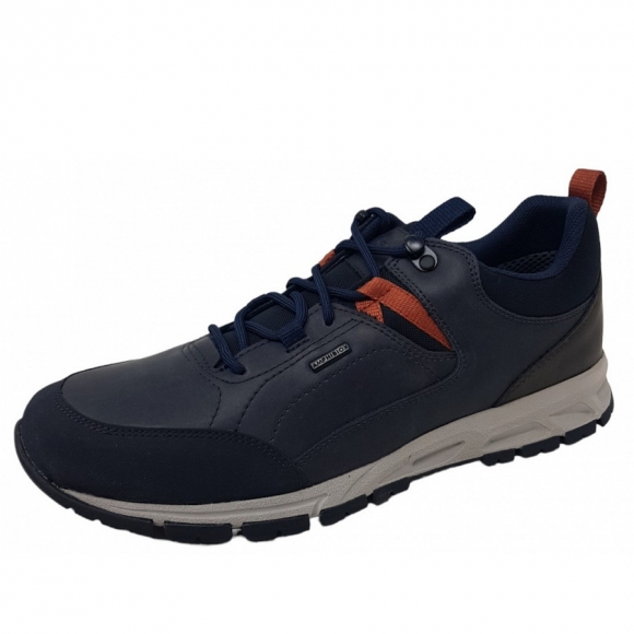 Geox Doray BABX sportlicher Schnürer in navy drk. orange