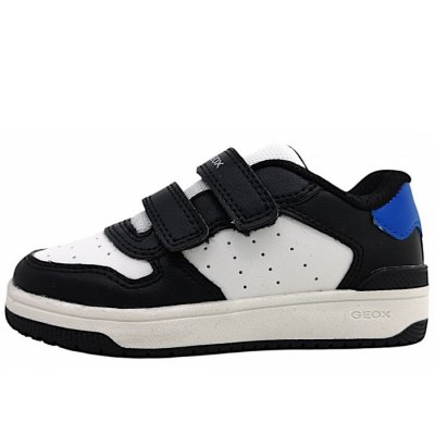 Geox Washiba Klettschuh in black/white/royal C0245
