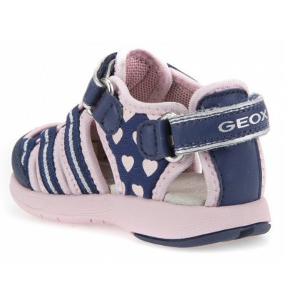 Geox B SAND.MULTY G. A - GBK LYCRA Sandalen in NAVY/PINK