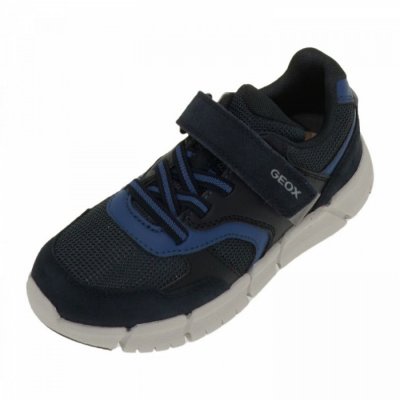 Geox Flexyper B Navy/DK Blue Sneaker in NAVY/DK BLUE