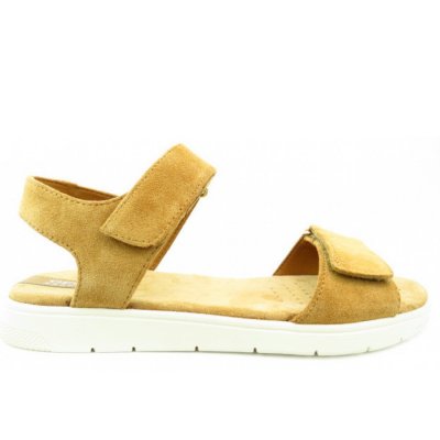 Geox D DANDRA Suede camel Sandale in CAMEL Geox D DANDRA Suede camel Sandale in CAMEL