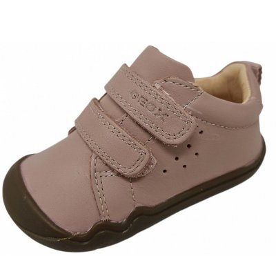 Geox Steppie Up Barefoot Lauflernschuh in old rose