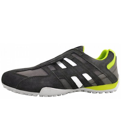Geox Uomo Snake B Slipper in C1E3S graphite/lime green Geox Uomo Snake B Slipper in C1E3S graphite/lime green