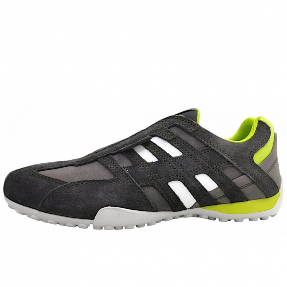 Geox Uomo Snake B Slipper in C1E3S graphite/lime green