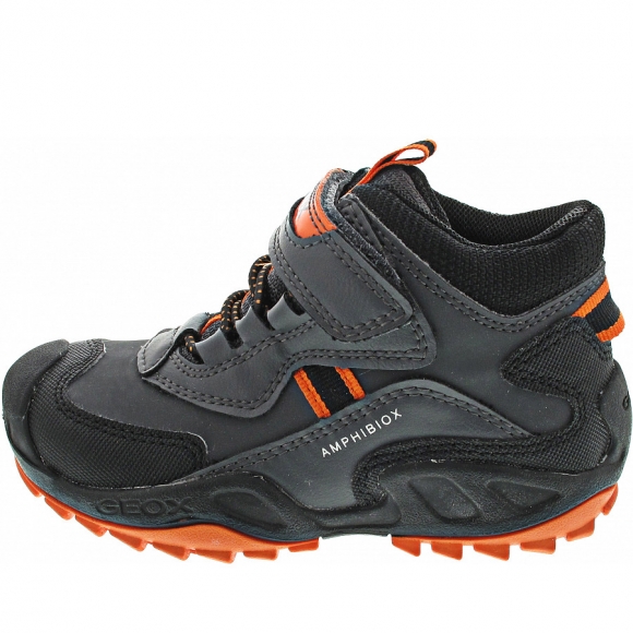 Geox Savage Stiefel in dk grey/orange