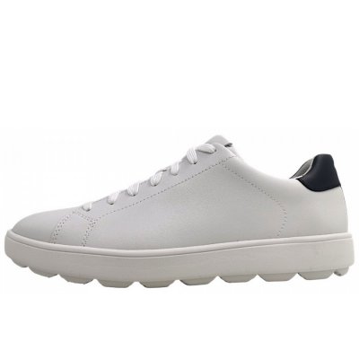 Geox U Spherica ECUB sportlicher Schnürer in white/navy C0899